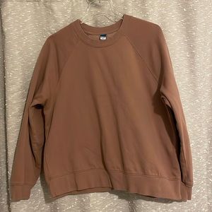 Old Navy Brown Crew Neck